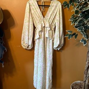 Maternity floral dress